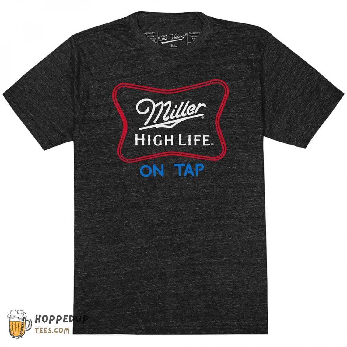 Miller High Life On Tap Neon Retro Style Custom T Shirt