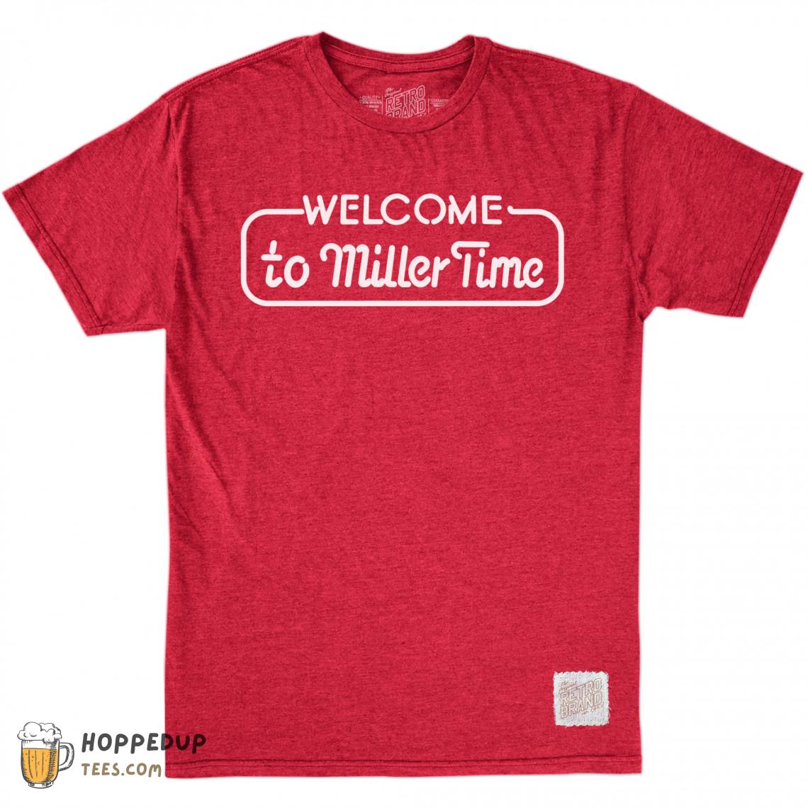 Miller High Life Retro Brand Welcome To Time Custom T Shirt