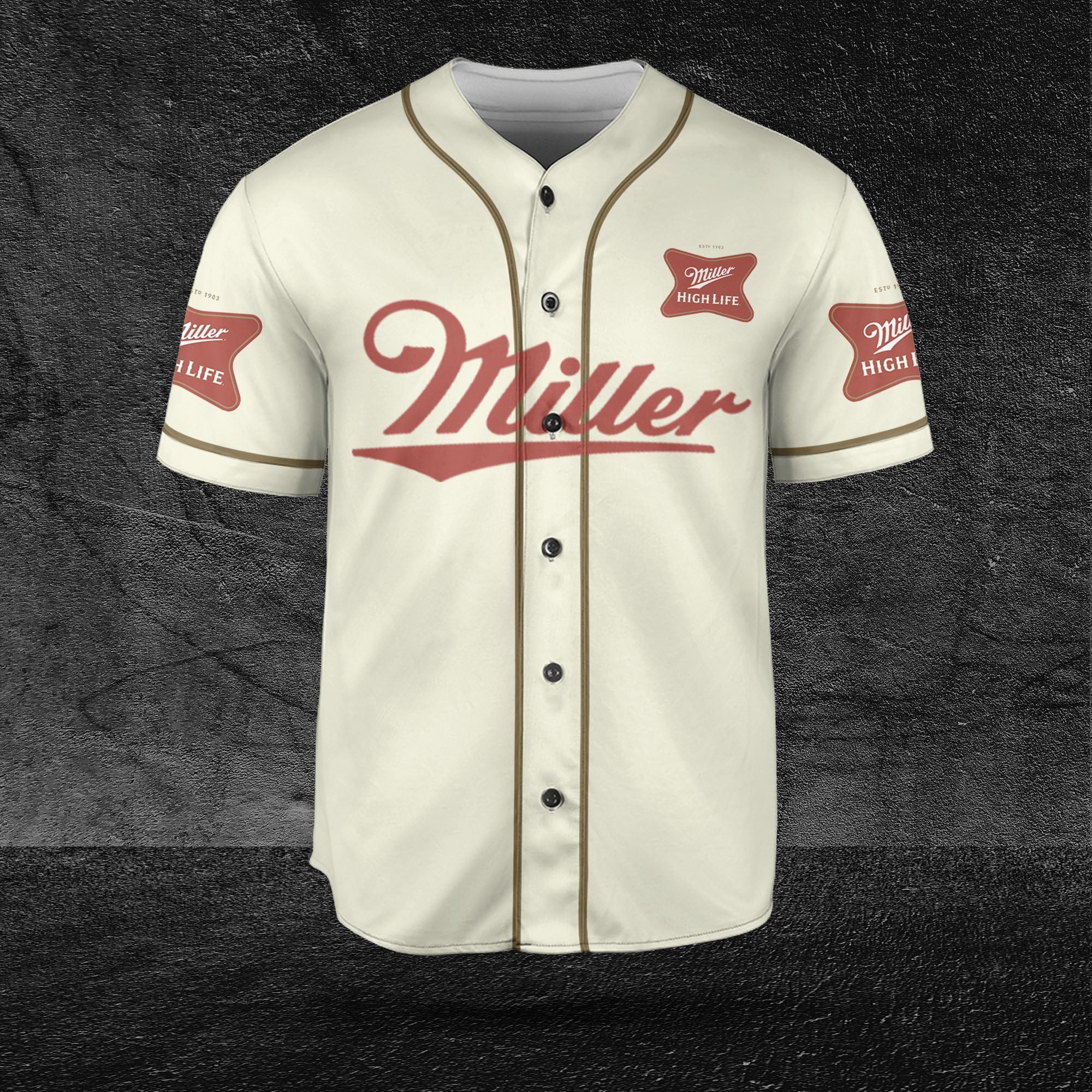 Miller Highlife Baseball Jersey Holiday Gift for Beer Lovers HU