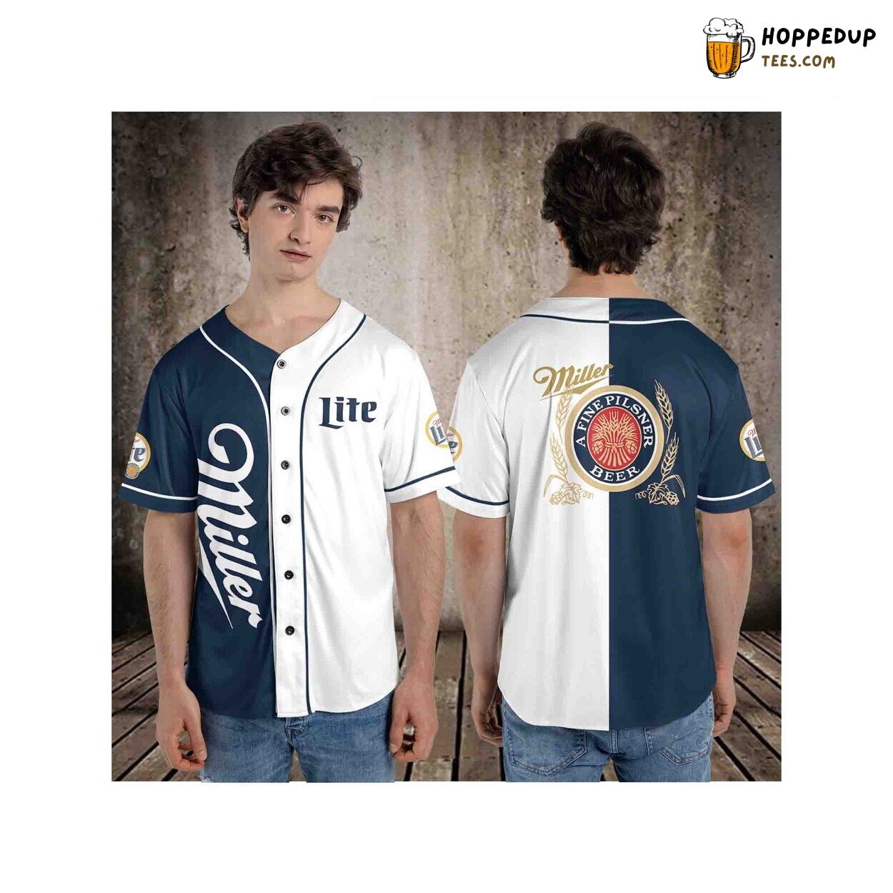 Miller Lite Baseball Jersey Unique Shirt Beer Lovers Vodka 3D Unisex Gift