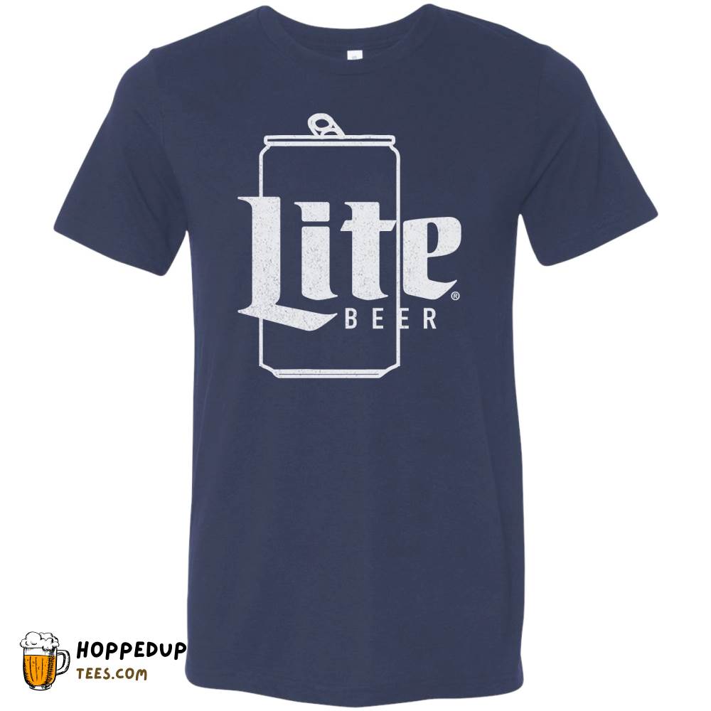 Miller Lite Can Navy Triblend Tee HU