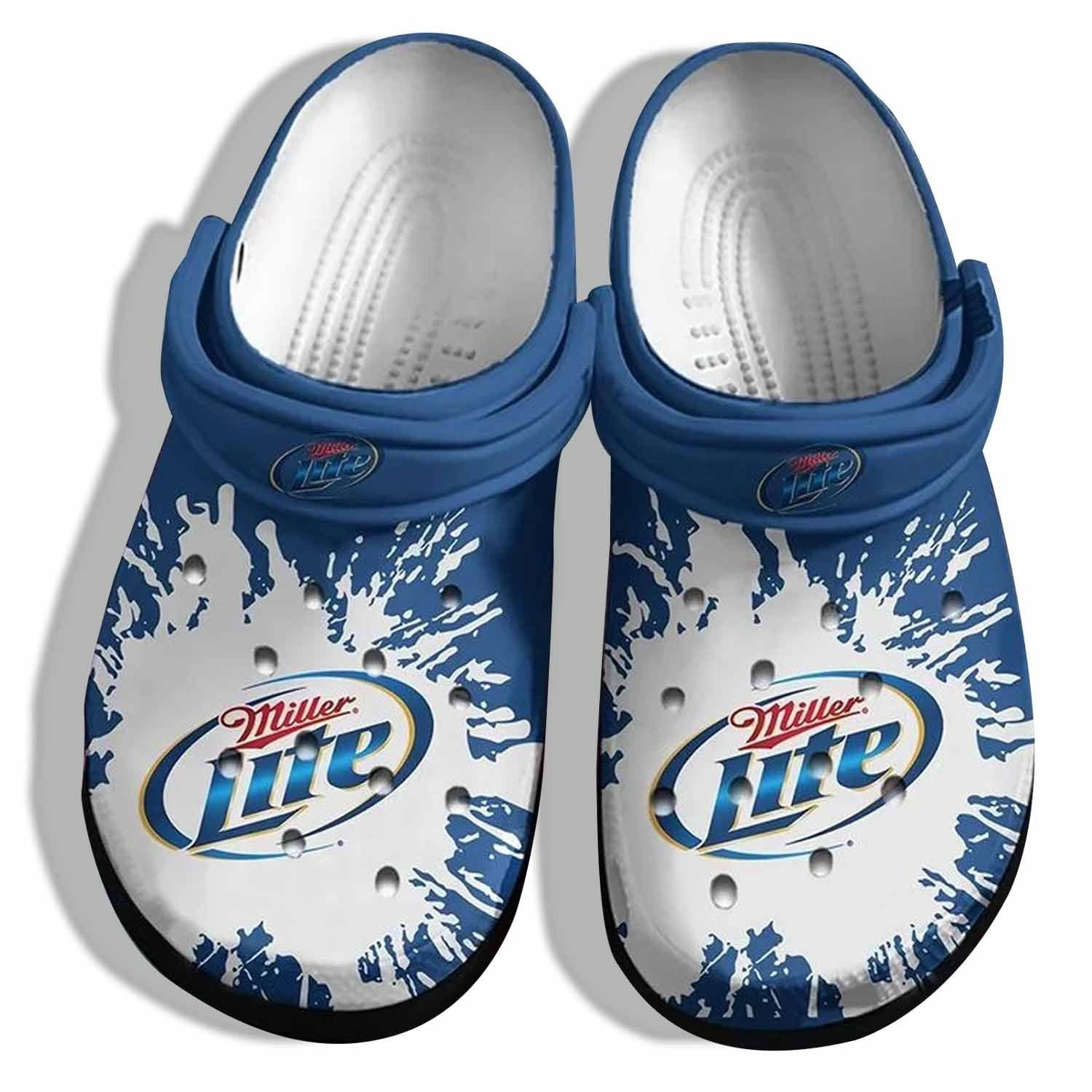Miller Lite Custom Clogs Fathers Day Gifts HU