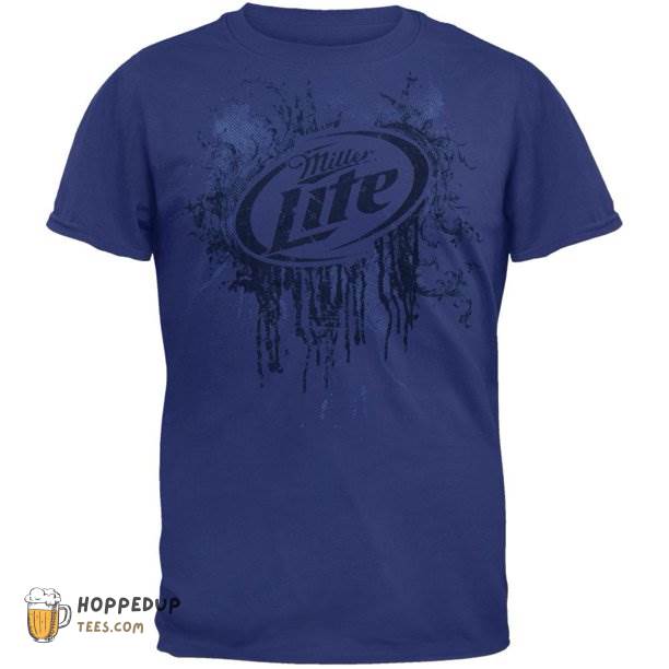 Miller Lite Drip Custom T Shirt