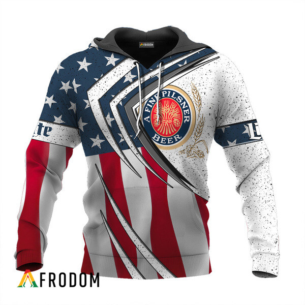 Miller Lite Fourth Of July Esports Hoodie HU
