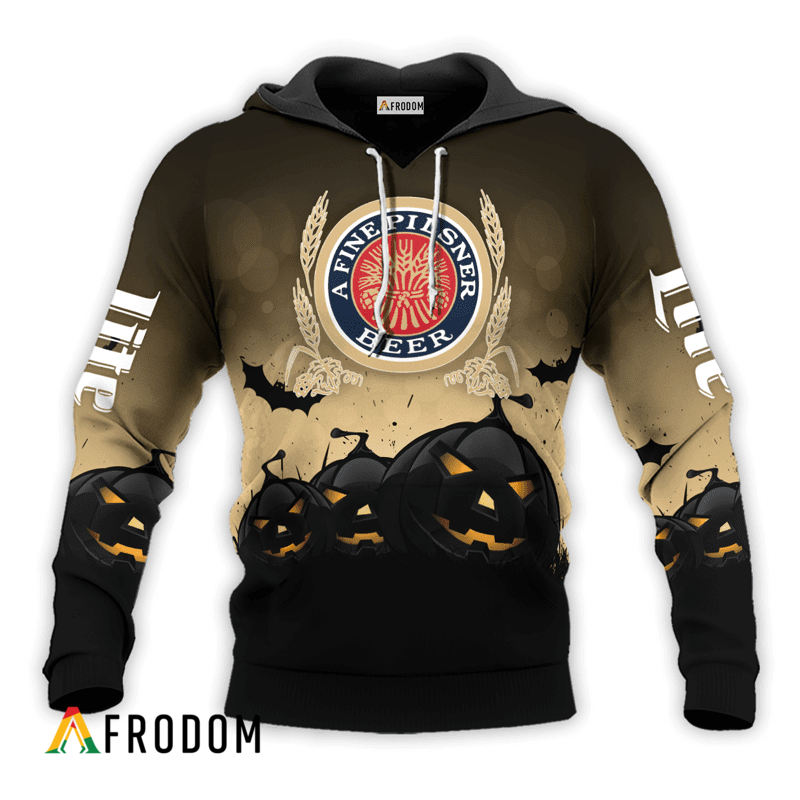 Miller Lite Halloween Night Pumpkin Hoodie HU