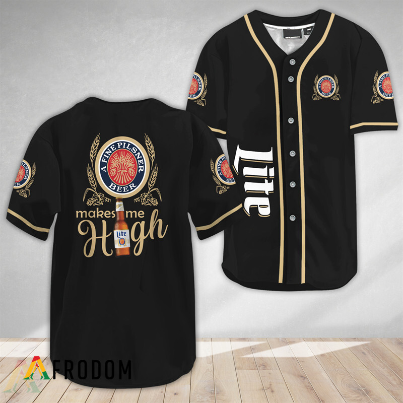 Miller Lite High Spirit Athletic Baseball Jersey HU