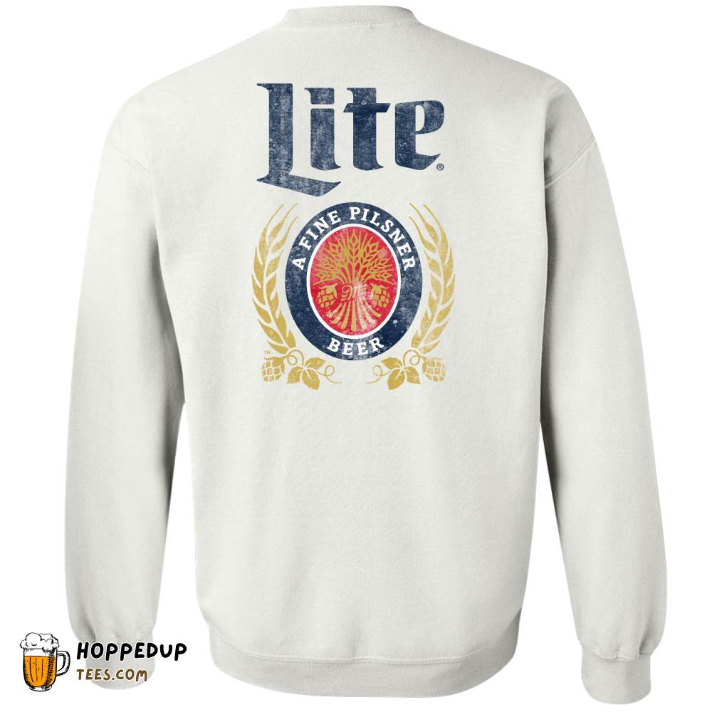 Miller Lite Label 2-Sided Design T-Shirt HU Miller Lite Label 2-Sided Design T-Shirt HU