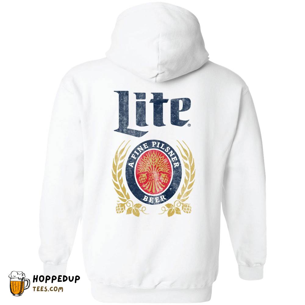 Miller Lite Label Full Color 2-Sided Tee HU Miller Lite Label Full Color 2-Sided Tee HU