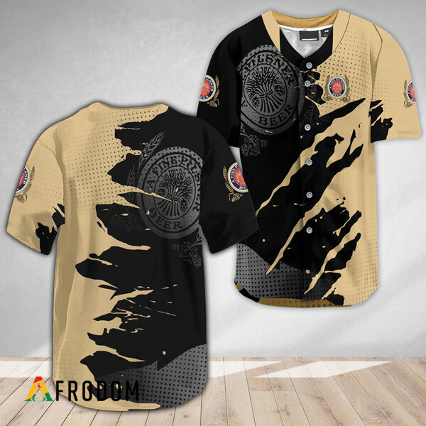 Miller Lite Metal Crack Pattern Baseball Jersey HU