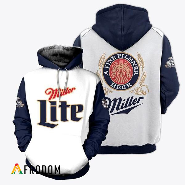 Miller Lite Vintage Beer Enthusiast Hoodie HU