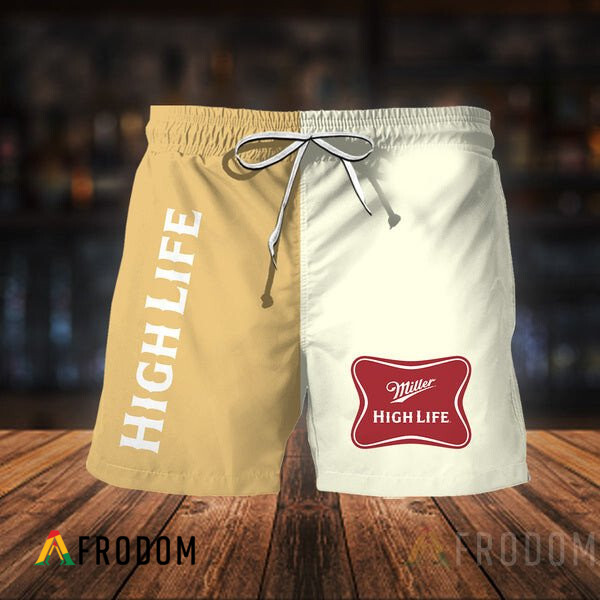 MillerHighLife Vintage Hawaiian Shorts HU