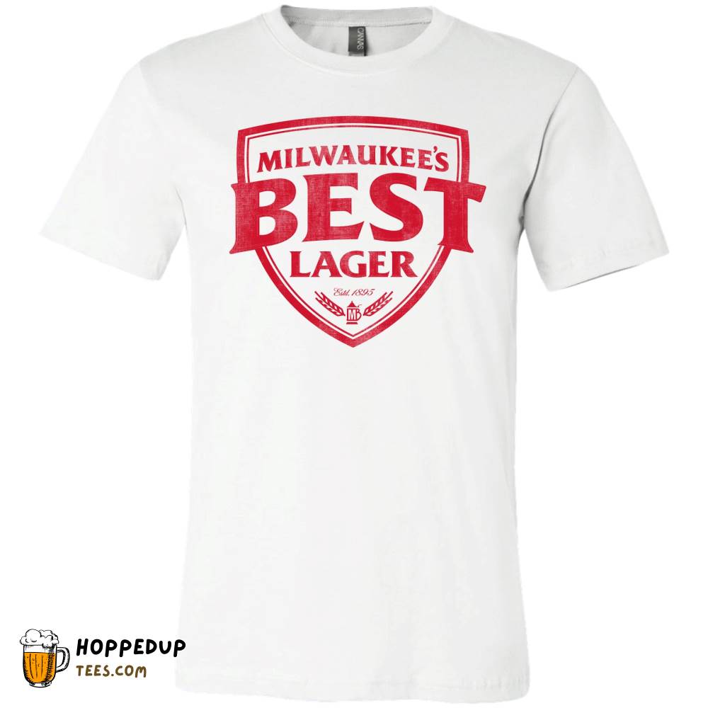 Milwaukee Best Lager One Color White Tee HU