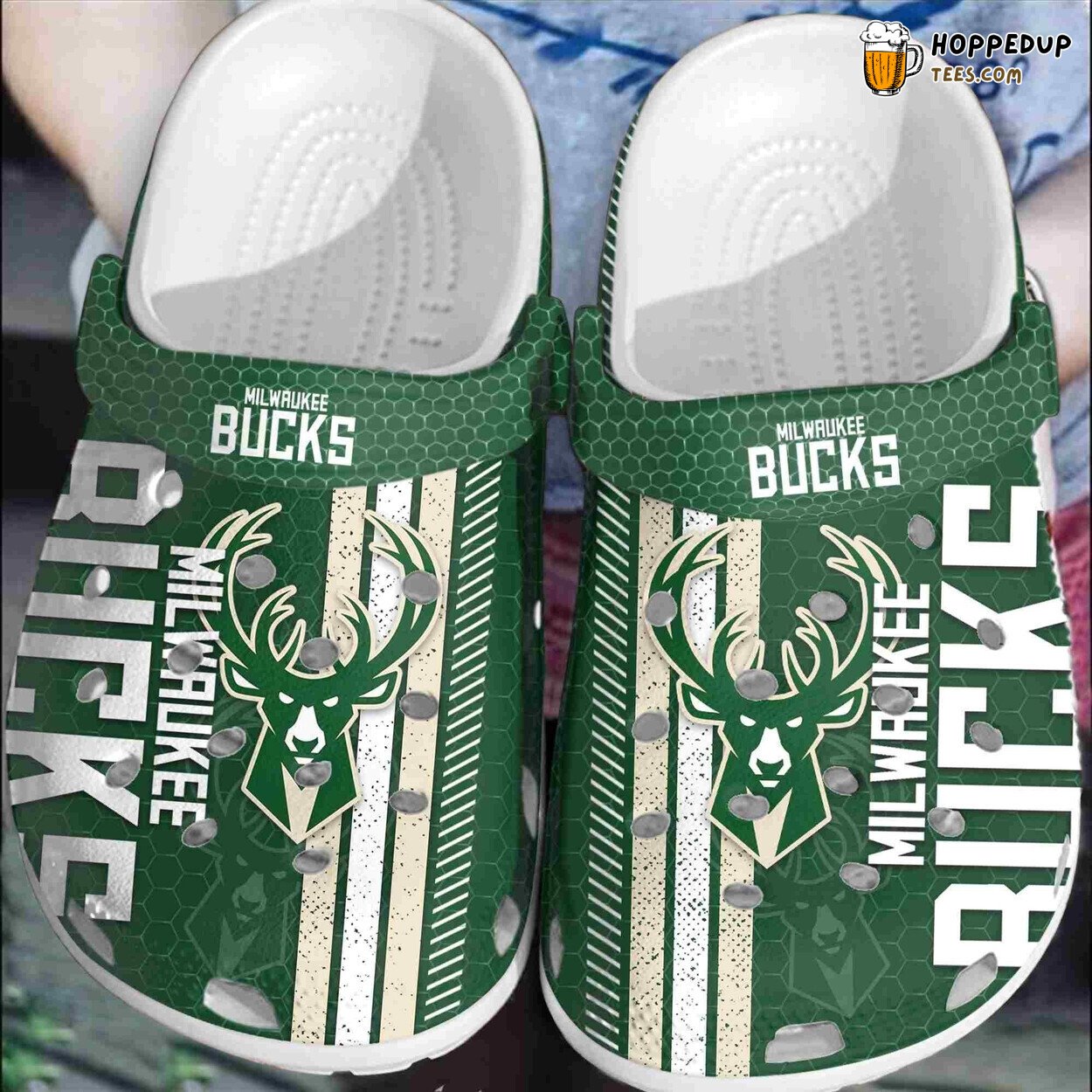 Milwaukee Bucks Basketball Club Shoes Clogs Comfortable Style