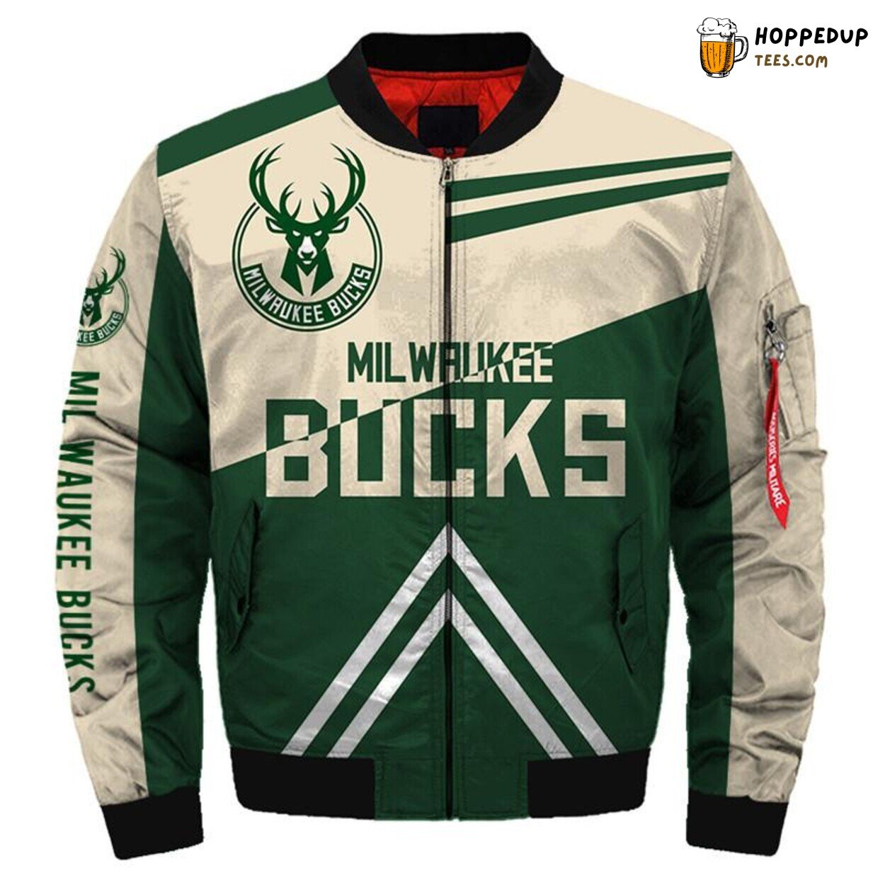 Milwaukee Bucks NBA Men Bomber Jacket Classic Series Sale Design Sporty Look