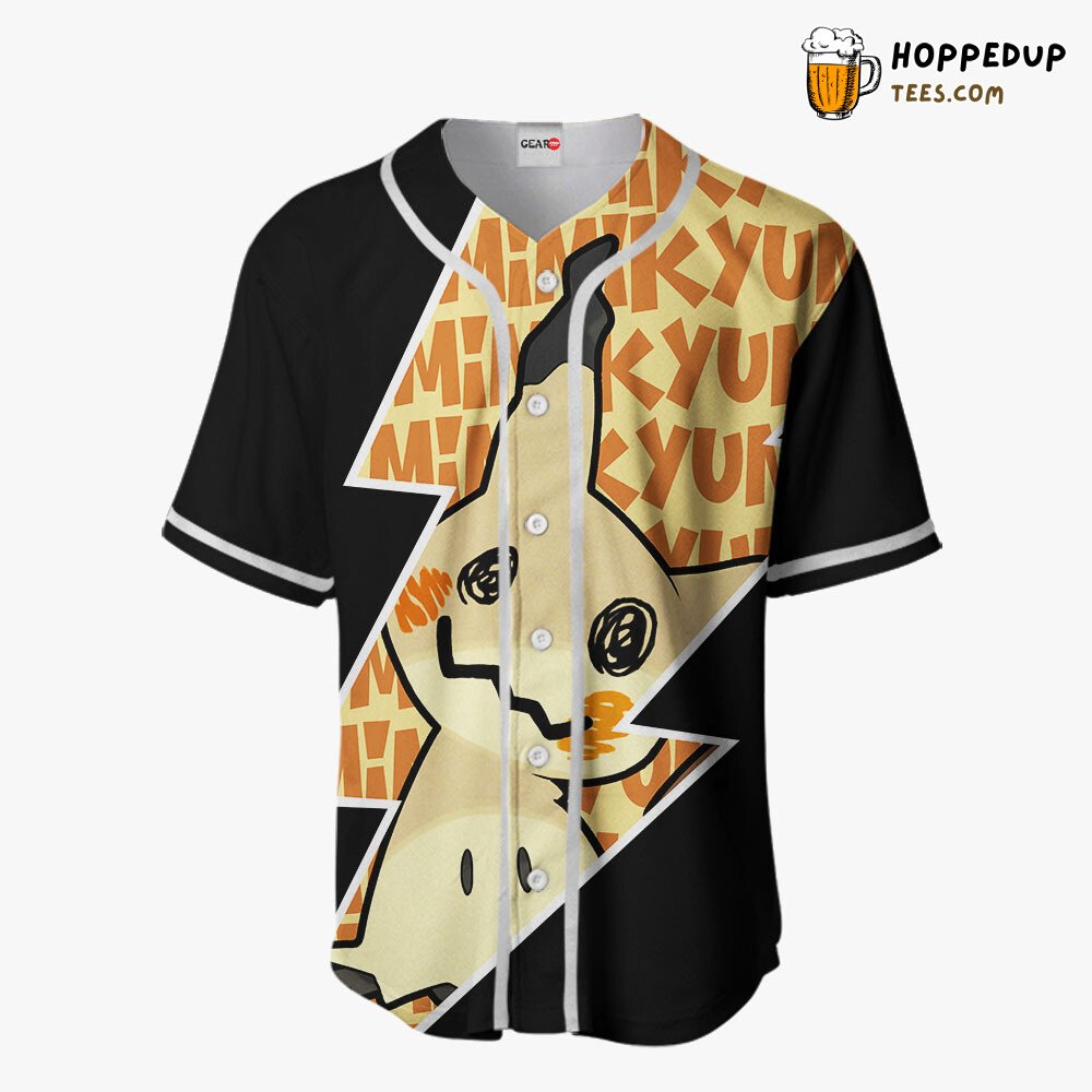 Mimikyu Distinctive Collection Design Unique Edition Baseball Jersey Style