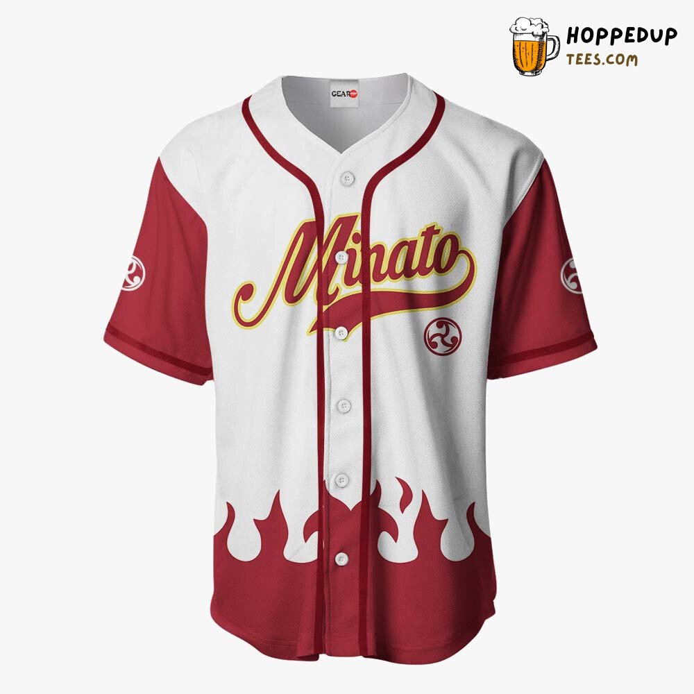 Minato Namikaze Anime Symbol Baseball Jersey Exclusive Unique Collection