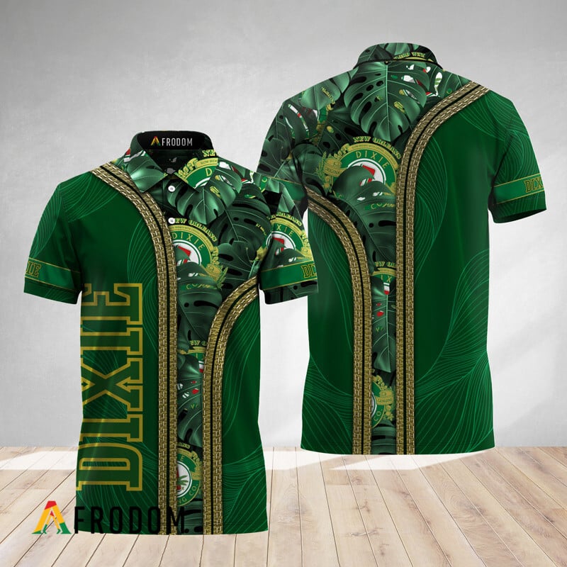 Minimalist Monstera Aloha Dixie Beer Polo Shirt HU
