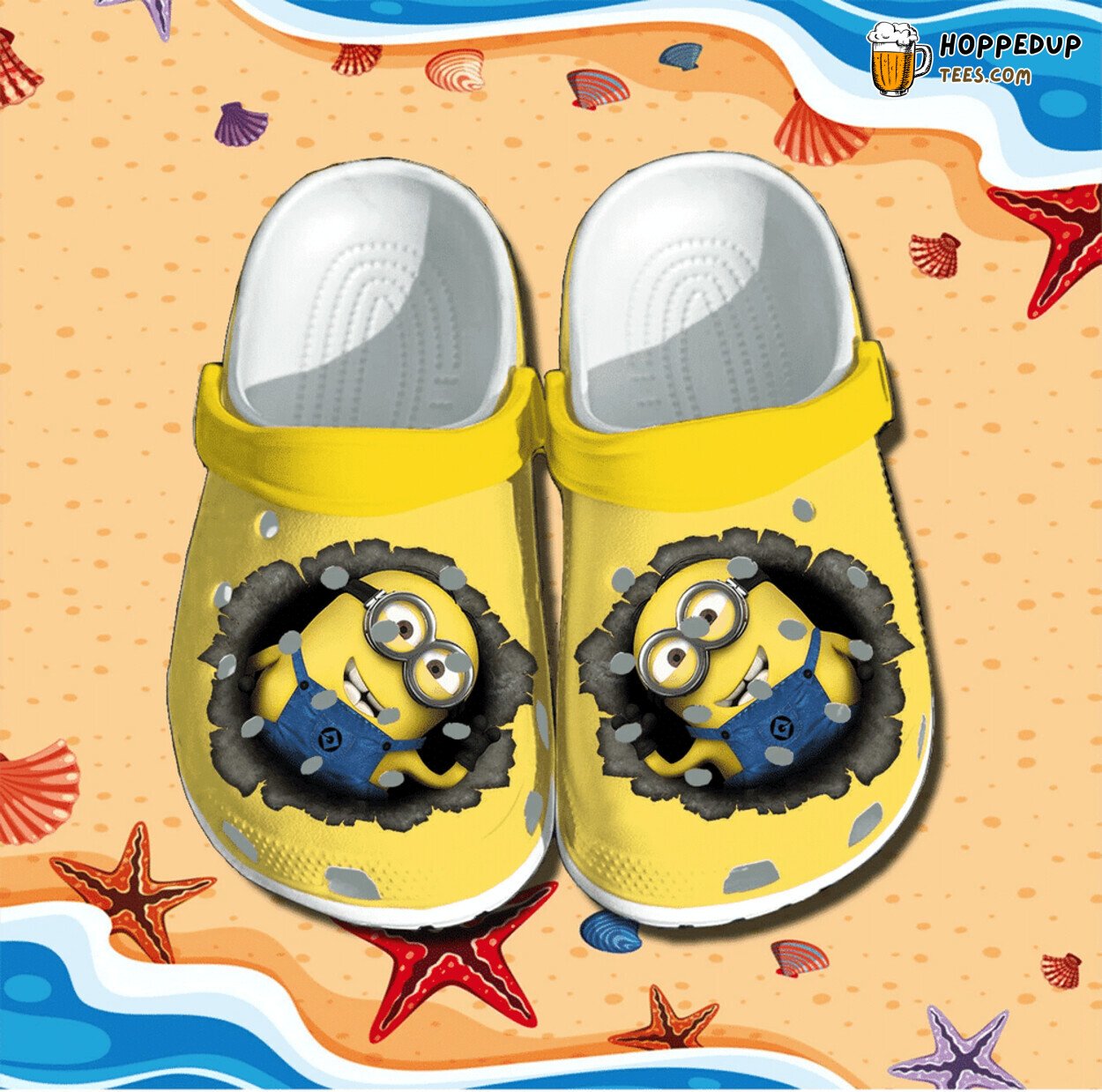 Minion So Cute Theme Clogsack Clogs Shoes Adorable Animation Fans Gift