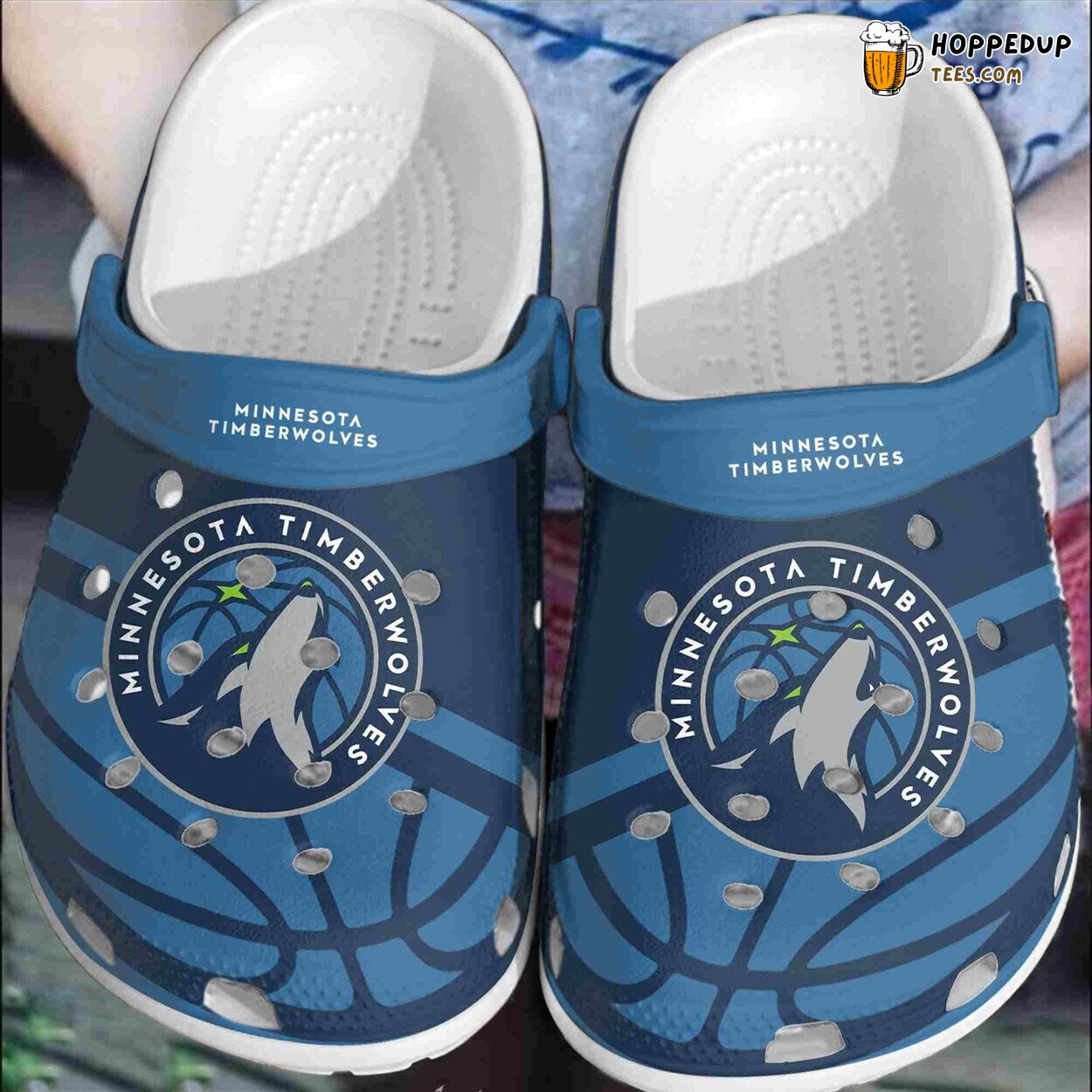 Minnesota Timberwolves Basketball Comfortable Clogs Shoes Club