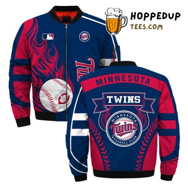 Minnesota Twins MLB Authentic Collection Bomber Jacket Twin Cities