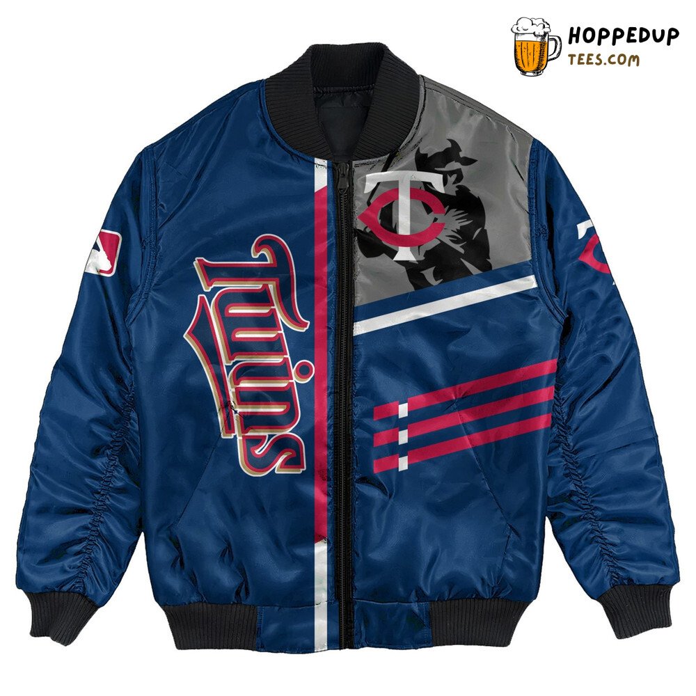 Minnesota Twins MLB Bomber Jacket Customized Name Number Edition