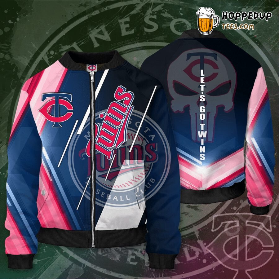 Minnesota Twins MLB True Fan Bomber Jacket with Classic Design