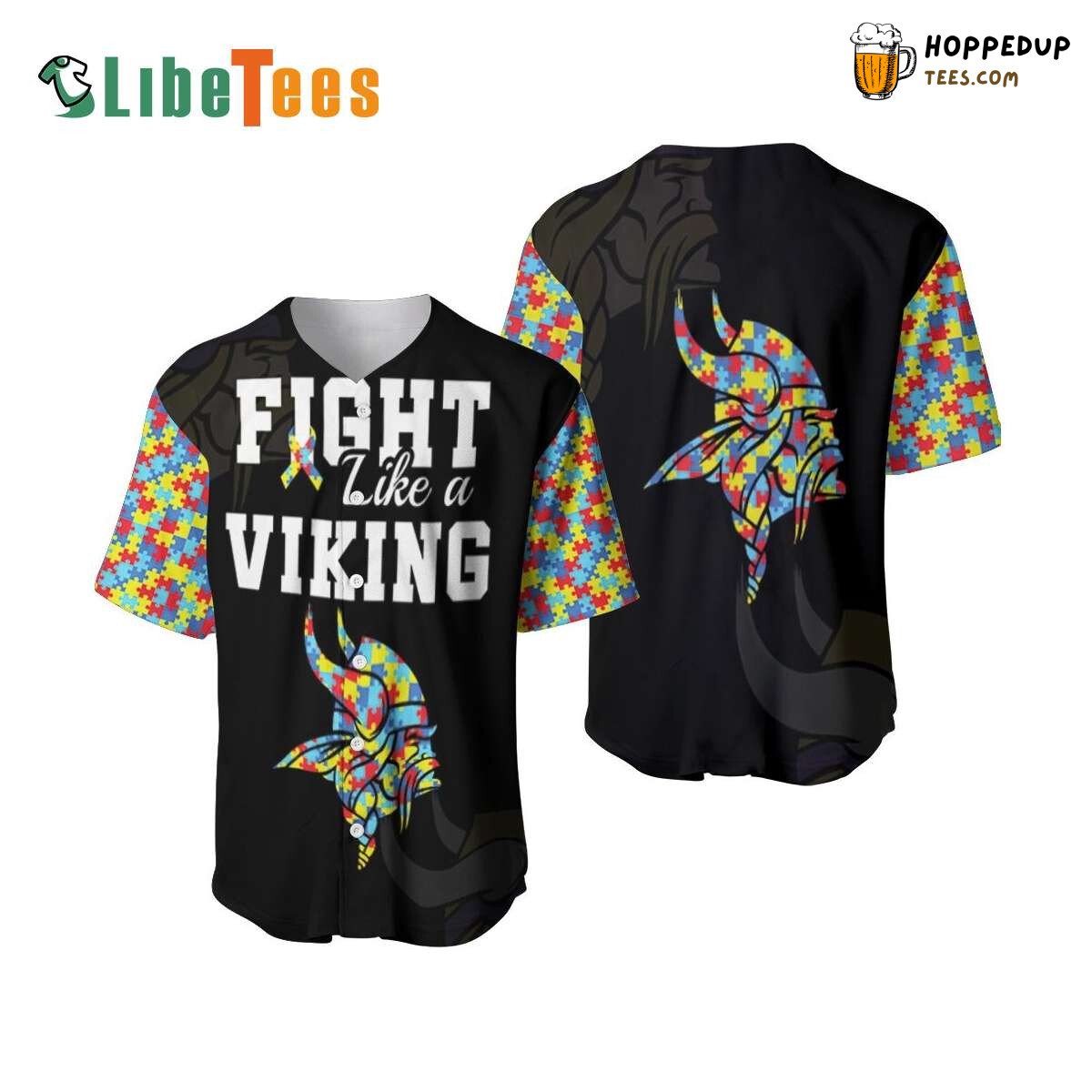 Minnesota Vikings Baseball Jersey Fight Like A Viking Spirit
