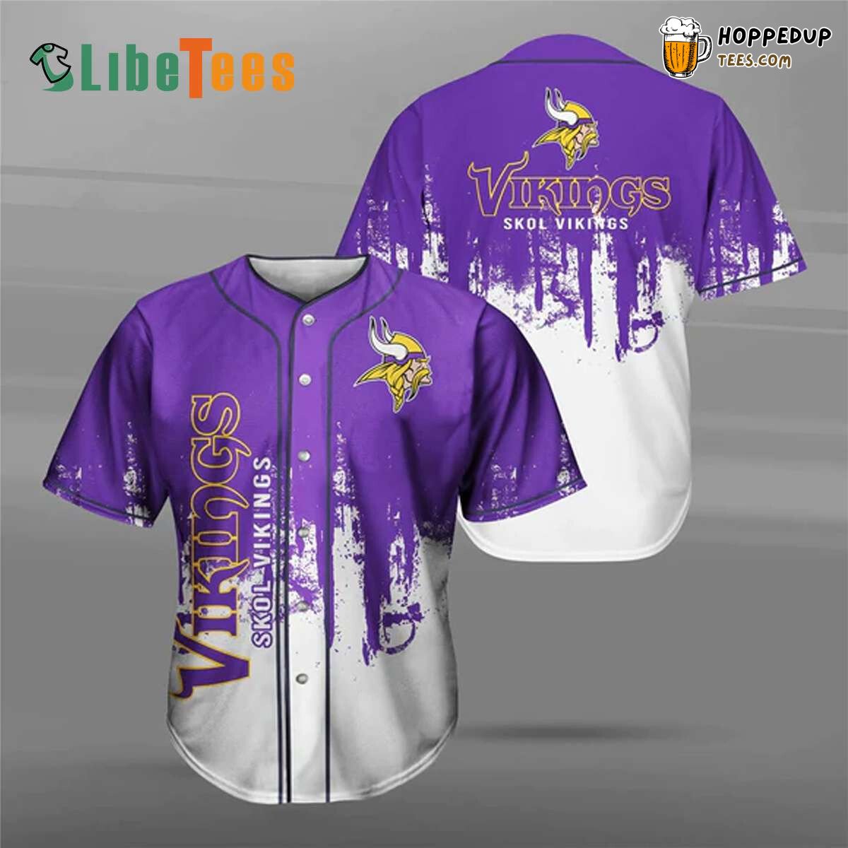 Minnesota Vikings Baseball Jersey Graffiti Pattern Perfect Gifts For Your Loved Ones Jersey Shirt