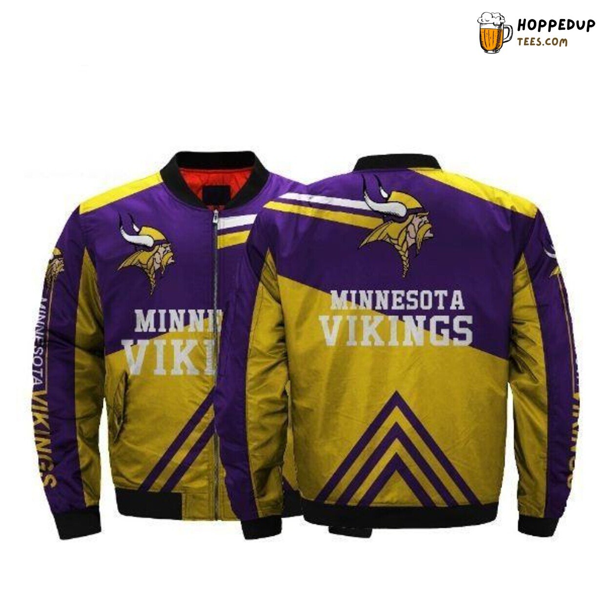 Minnesota Vikings Classic Men’s Design Look Bomber Jacket Series Edition Coat
