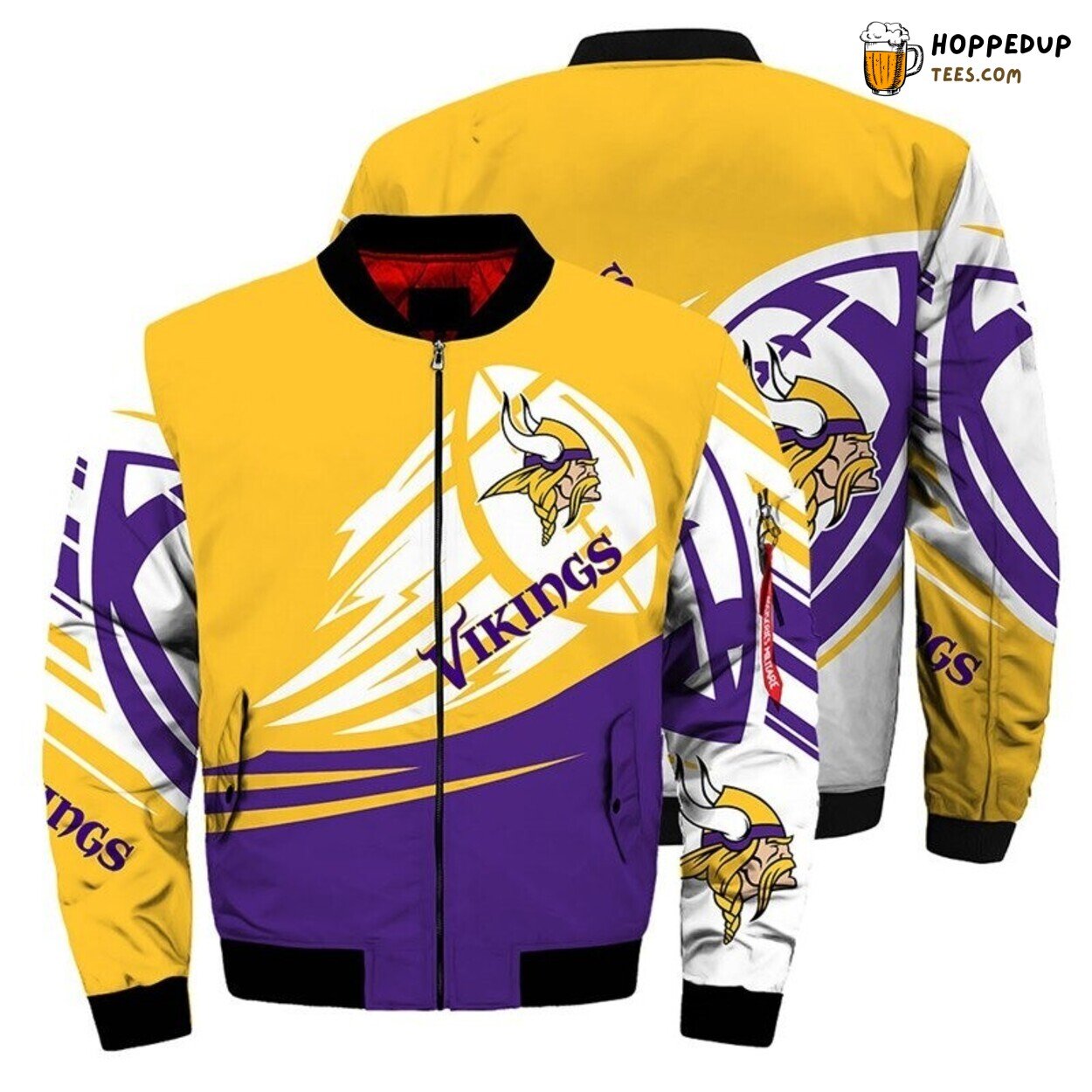 Minnesota Vikings Ultra Balls Graphic Bomber Jacket Special Design