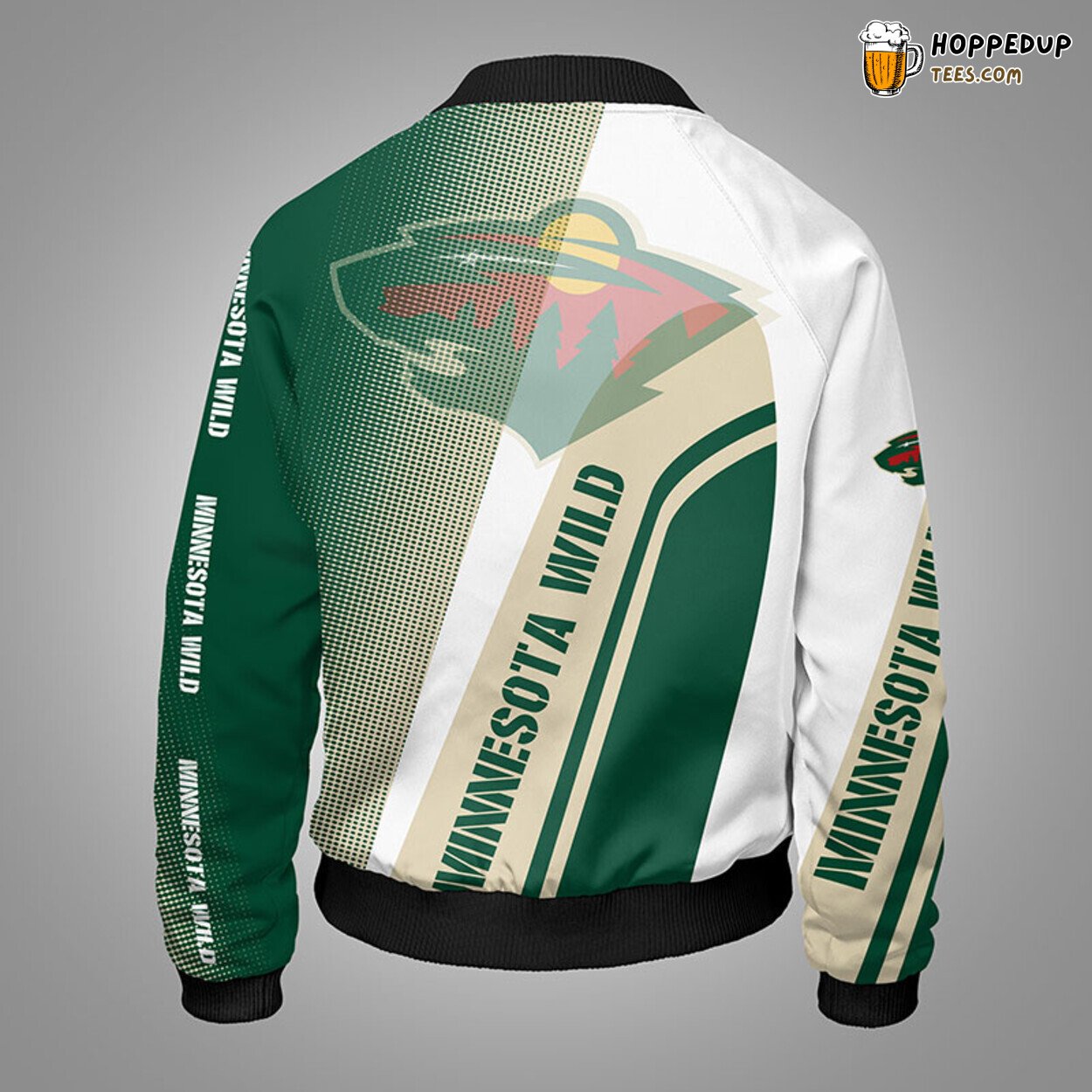 Minnesota Wild NHL Distinct Green Bomber Jacket Unique Stylish Look