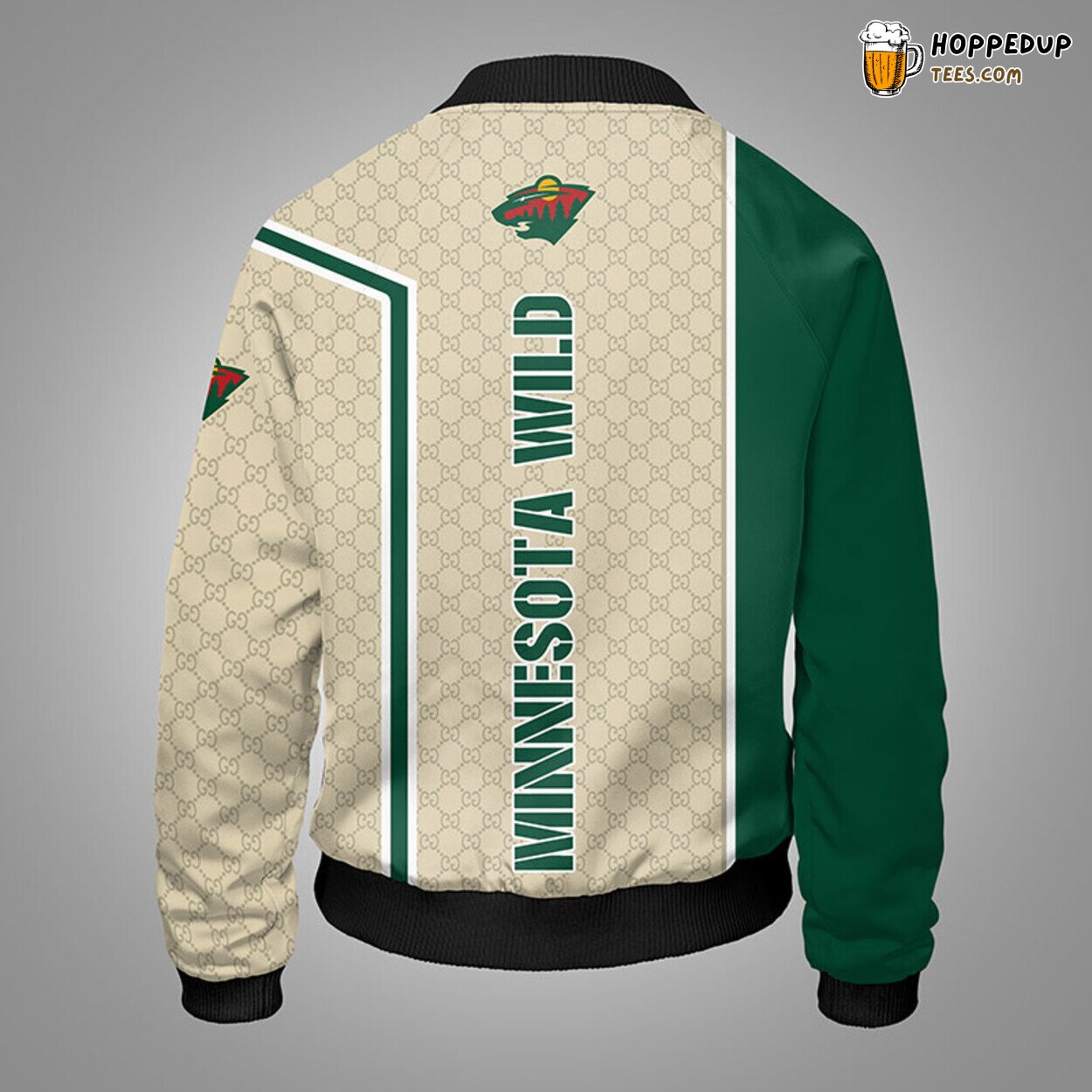 Minnesota Wild NHL Green Inspired Unique Bomber Jacket Stylish Design Look