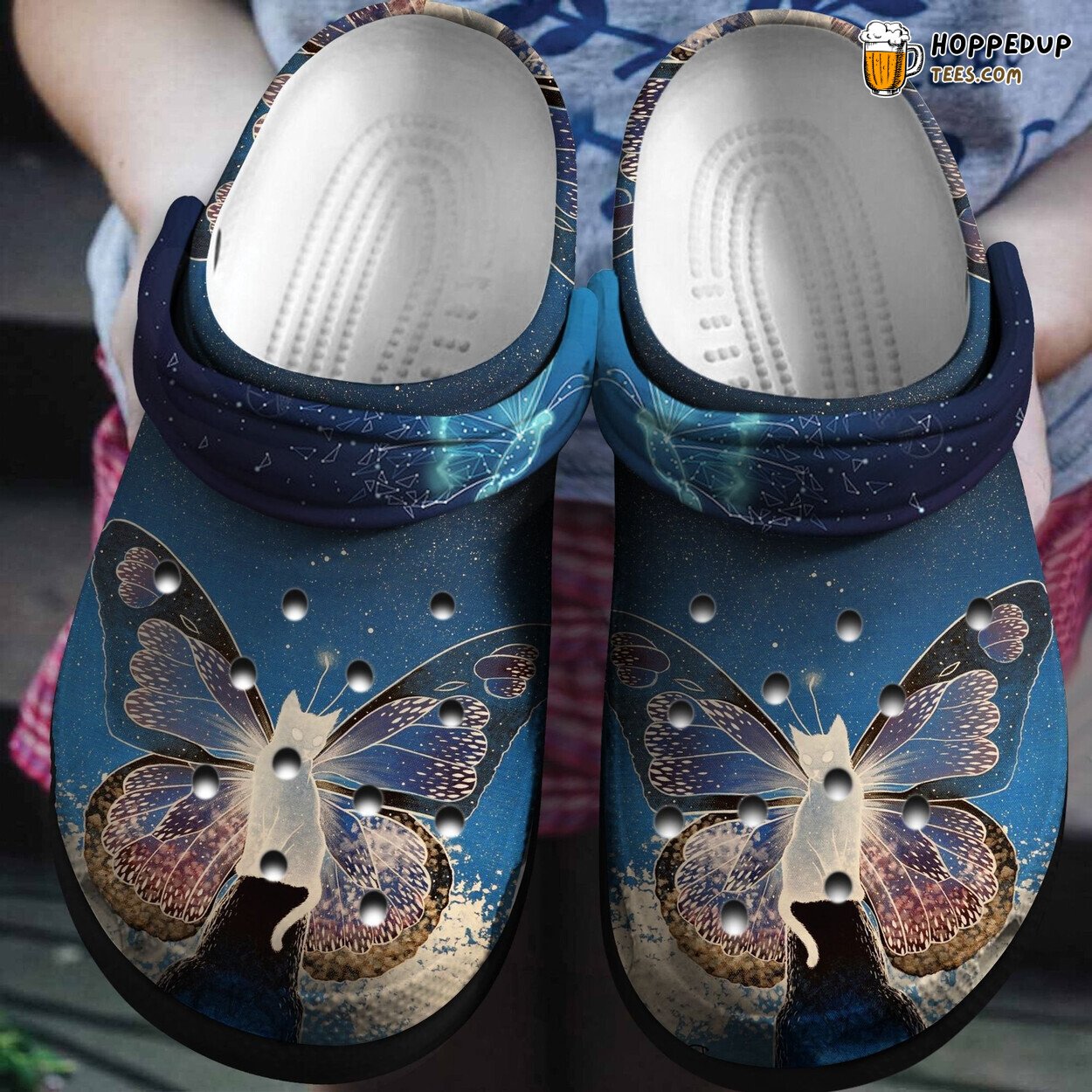 Miracle Butterfly Cat Theme Shoes Magical Animal Clogs Girlfriend Unique Gift