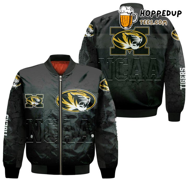 Missouri Tigers NCAA Black Premium Team Bomber Jacket Exclusive