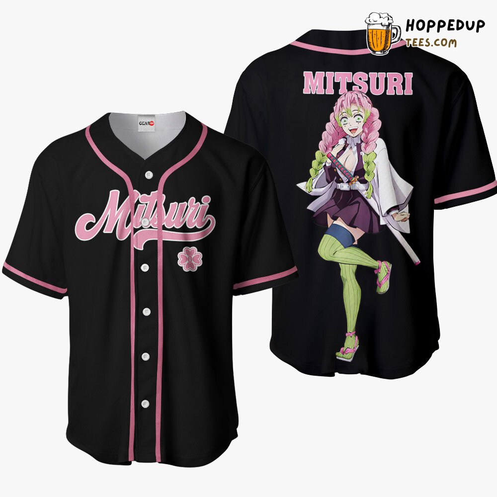 Mitsuri Distinctive Anime Baseball Jersey Shirt Unique Exclusive Design