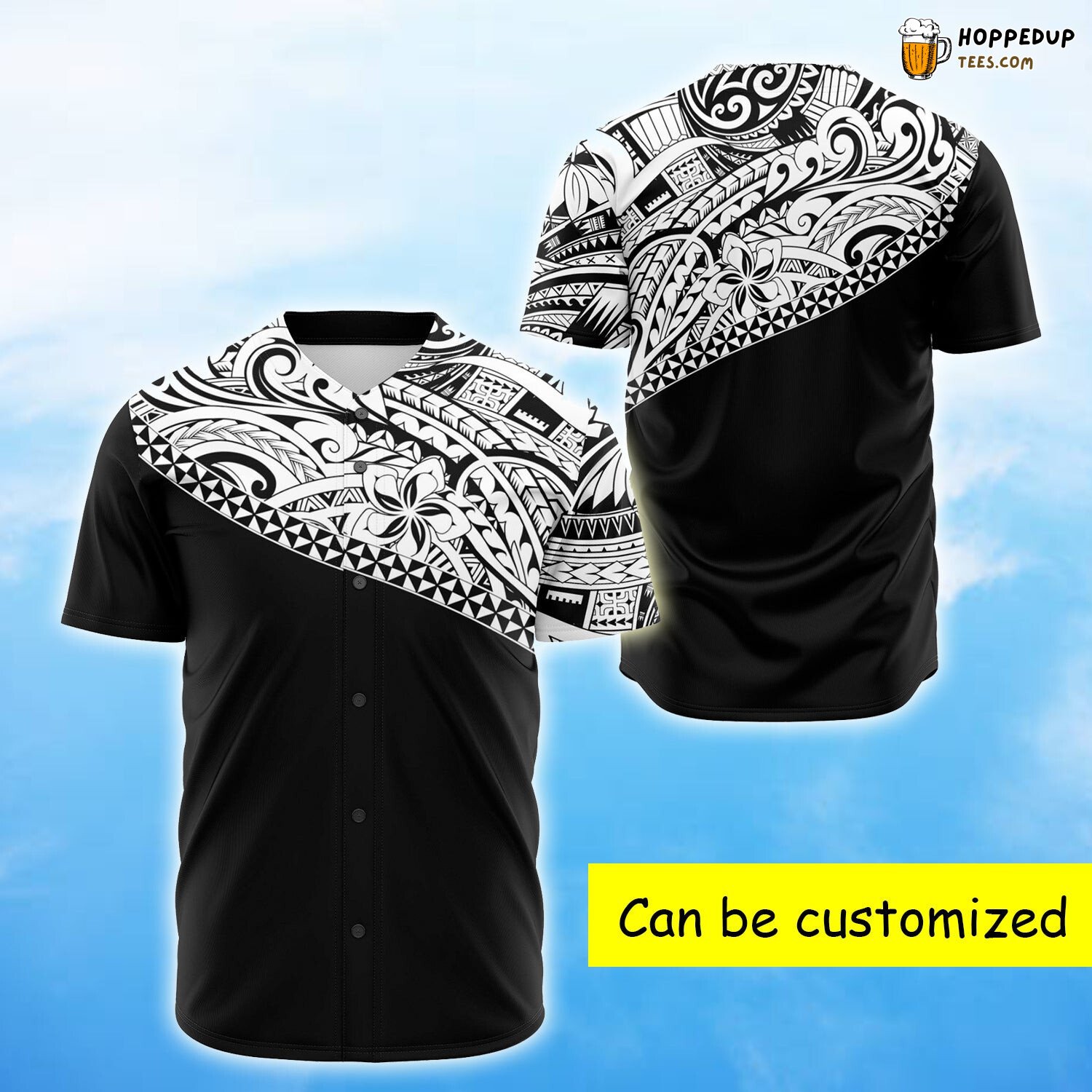 Mix Design Polynesian Baseball Tee Jersey Shirt Printed 3D