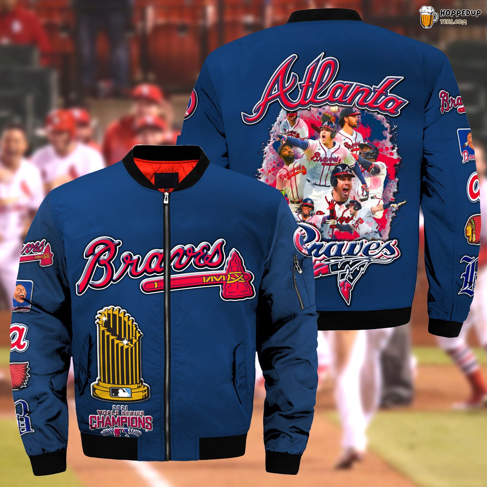 MLB Atlanta Braves World Series 2021 Champions Bomber Jacket