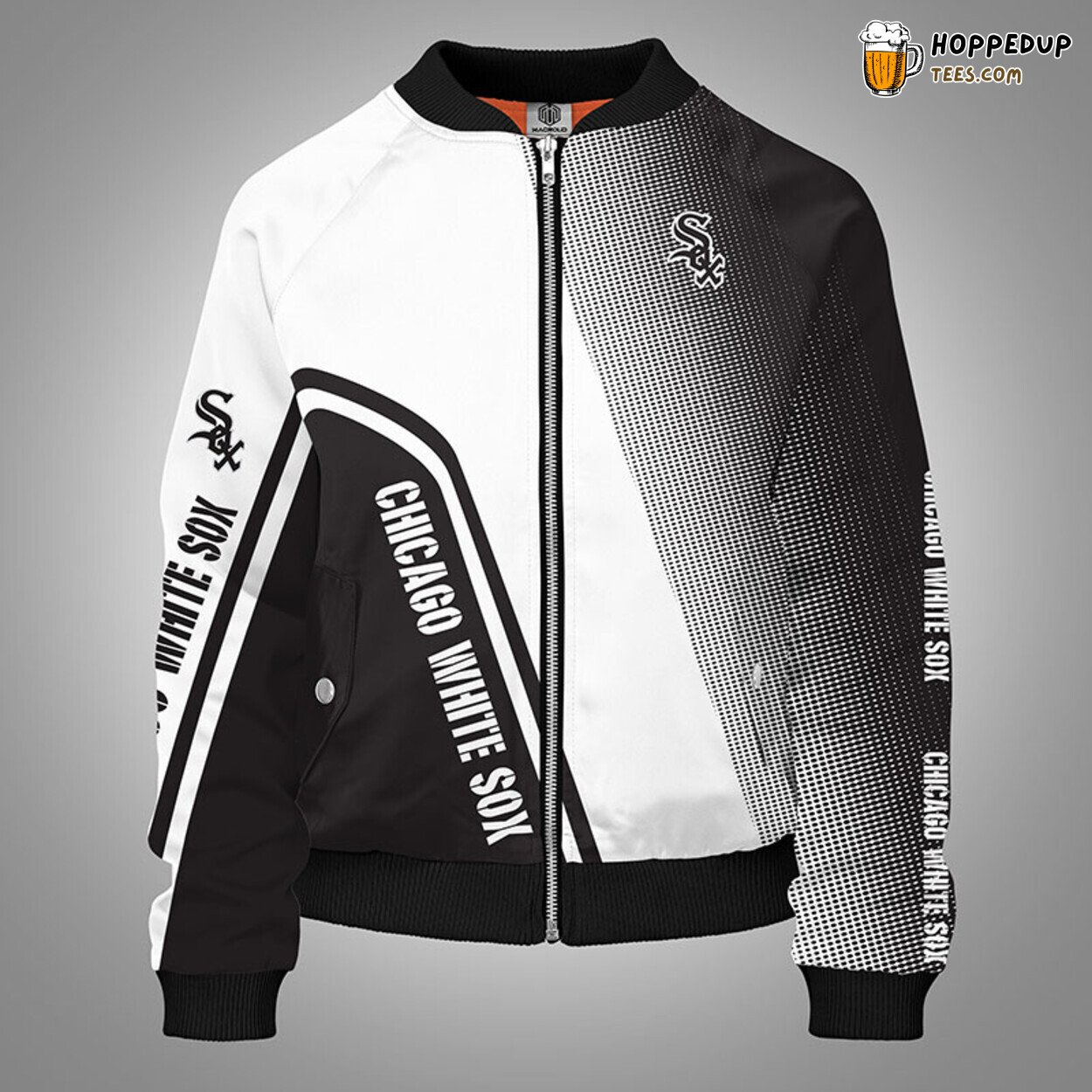 MLB Chicago White Sox Classic Black Premium Bomber Jacket Design