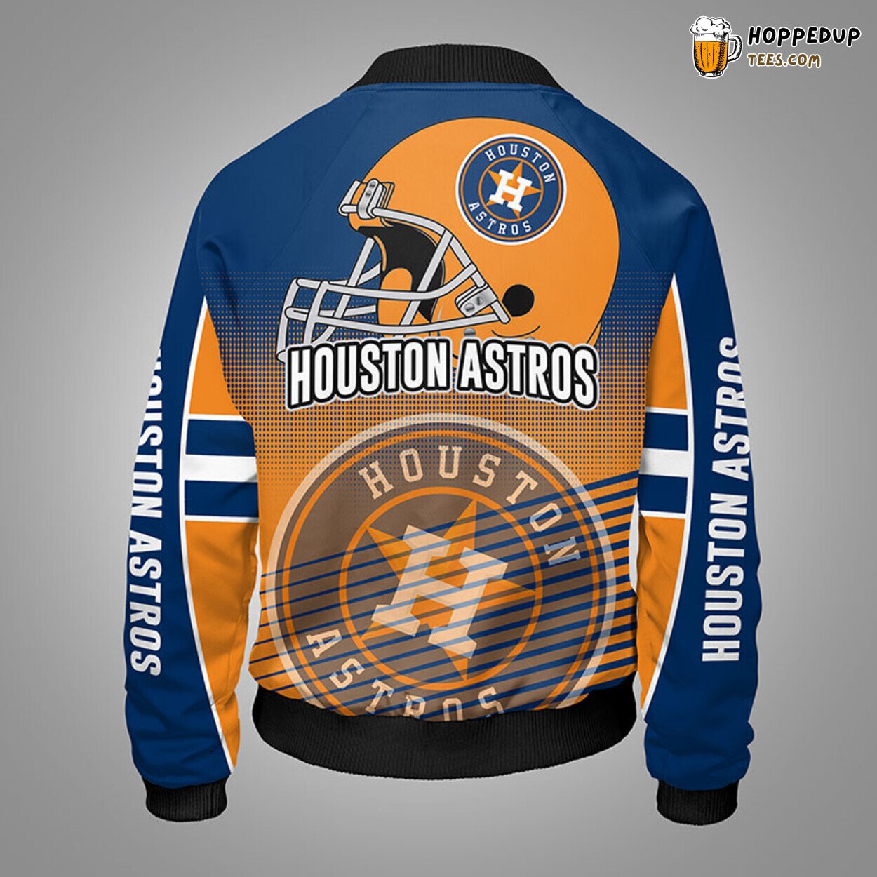 MLB Houston Astros Classic Orange Premium Bomber Jacket Design