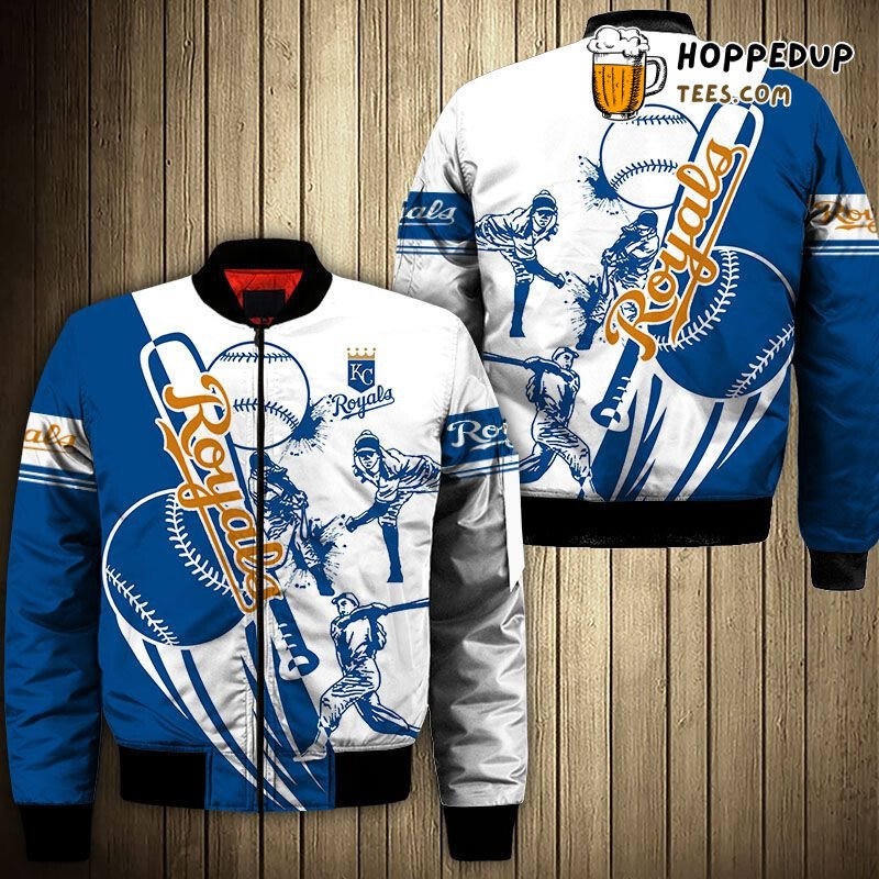 MLB Kansas City Royals 3D Full Print Bomber Jacket