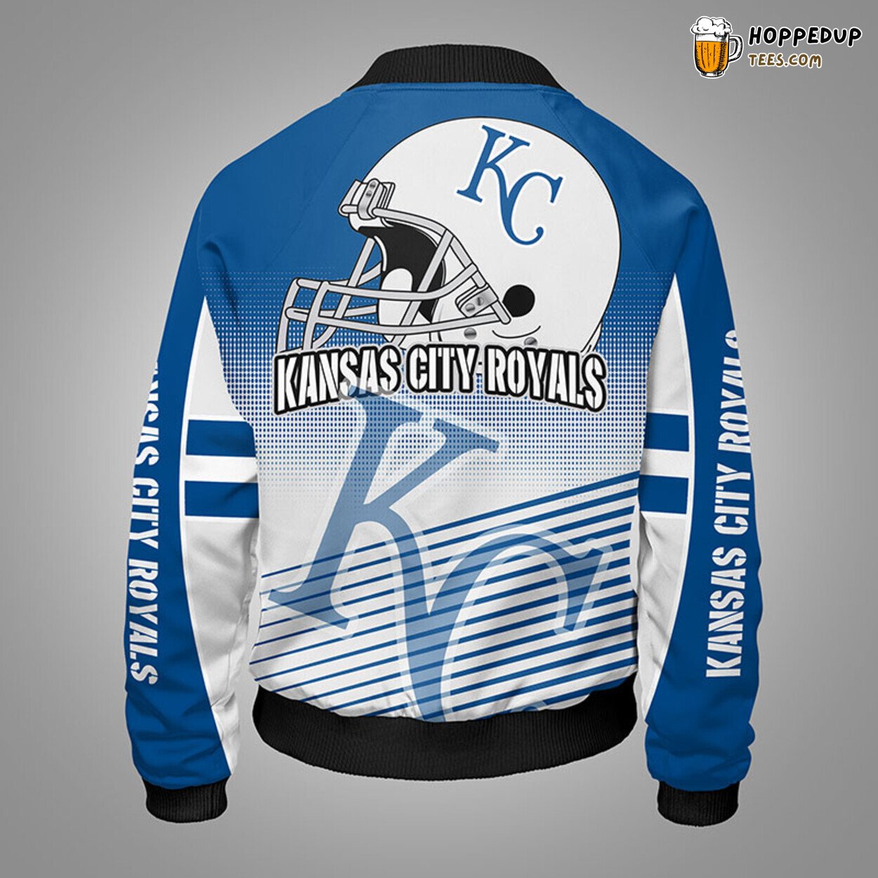 MLB Kansas City Royals Classic Blue Unique Bomber Jacket Design