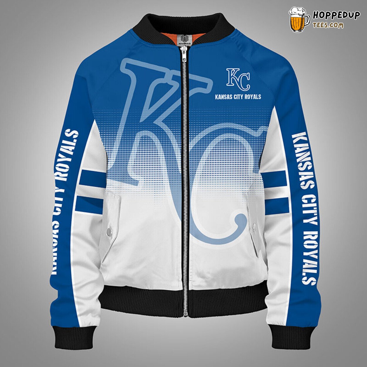 MLB Kansas City Royals Classic Blue Unique Bomber Jacket Design