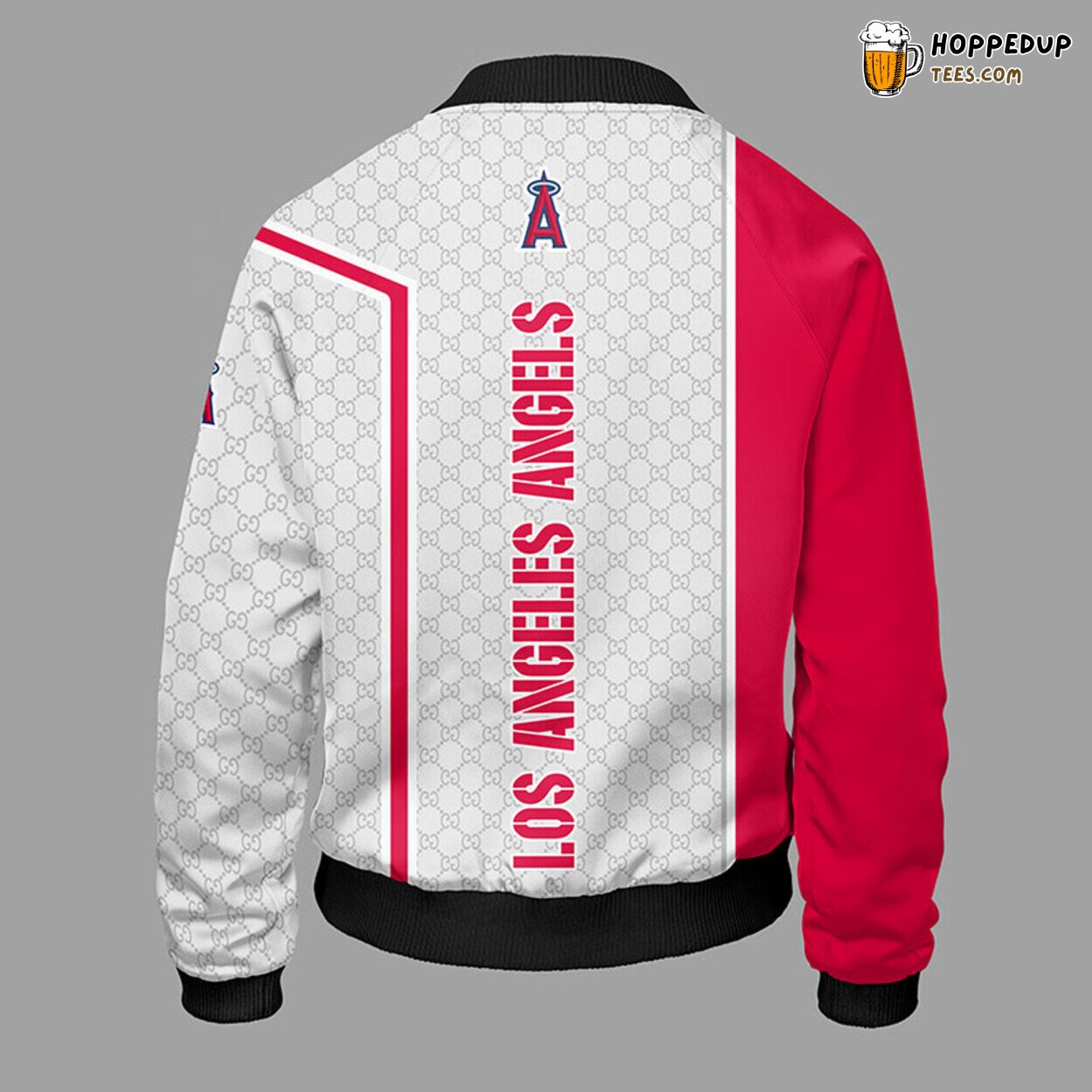 MLB Los Angeles Angels Classic Red Unique Bomber Jacket Design