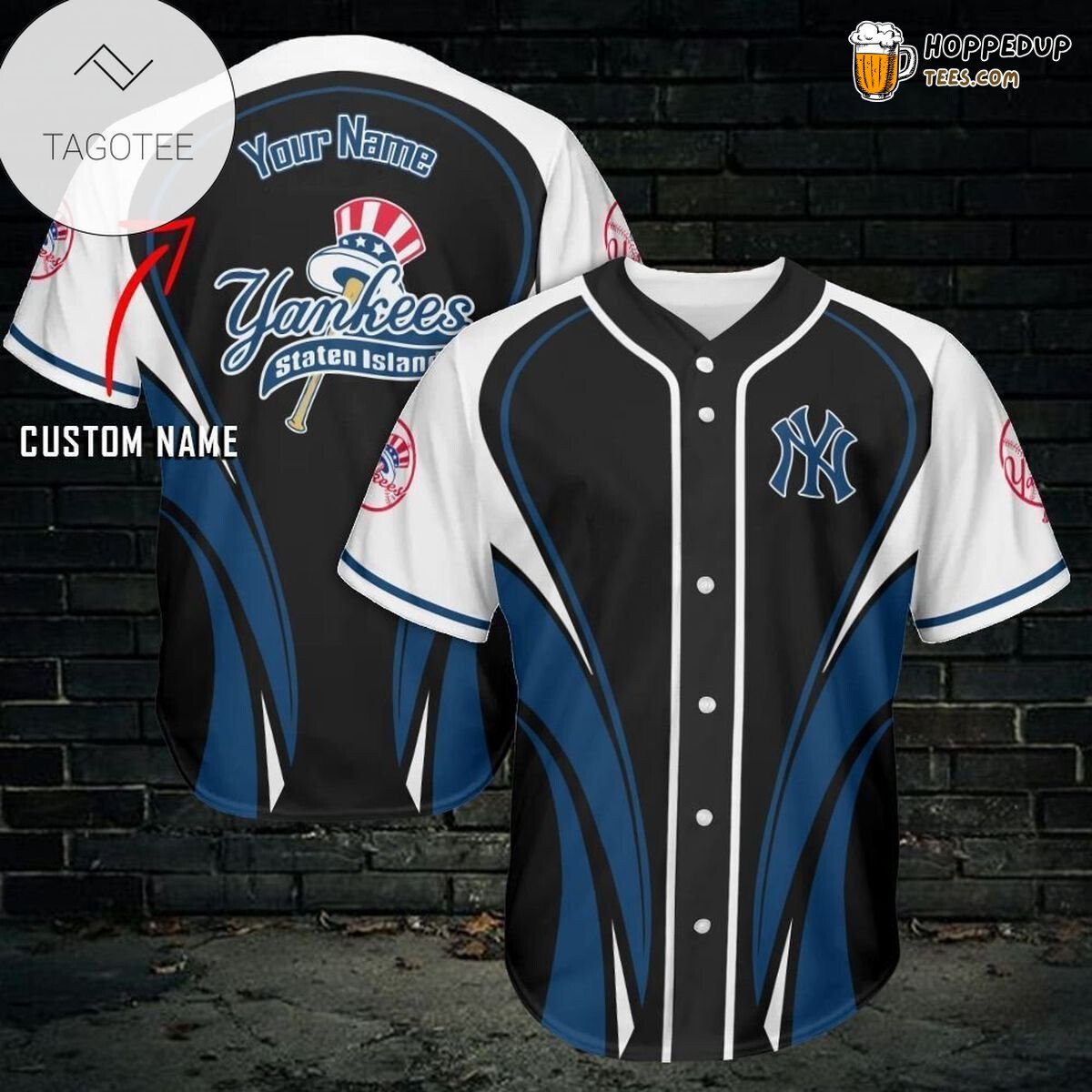 MLB New York Yankees Custom Name Baseball Jersey Unisex Shirt