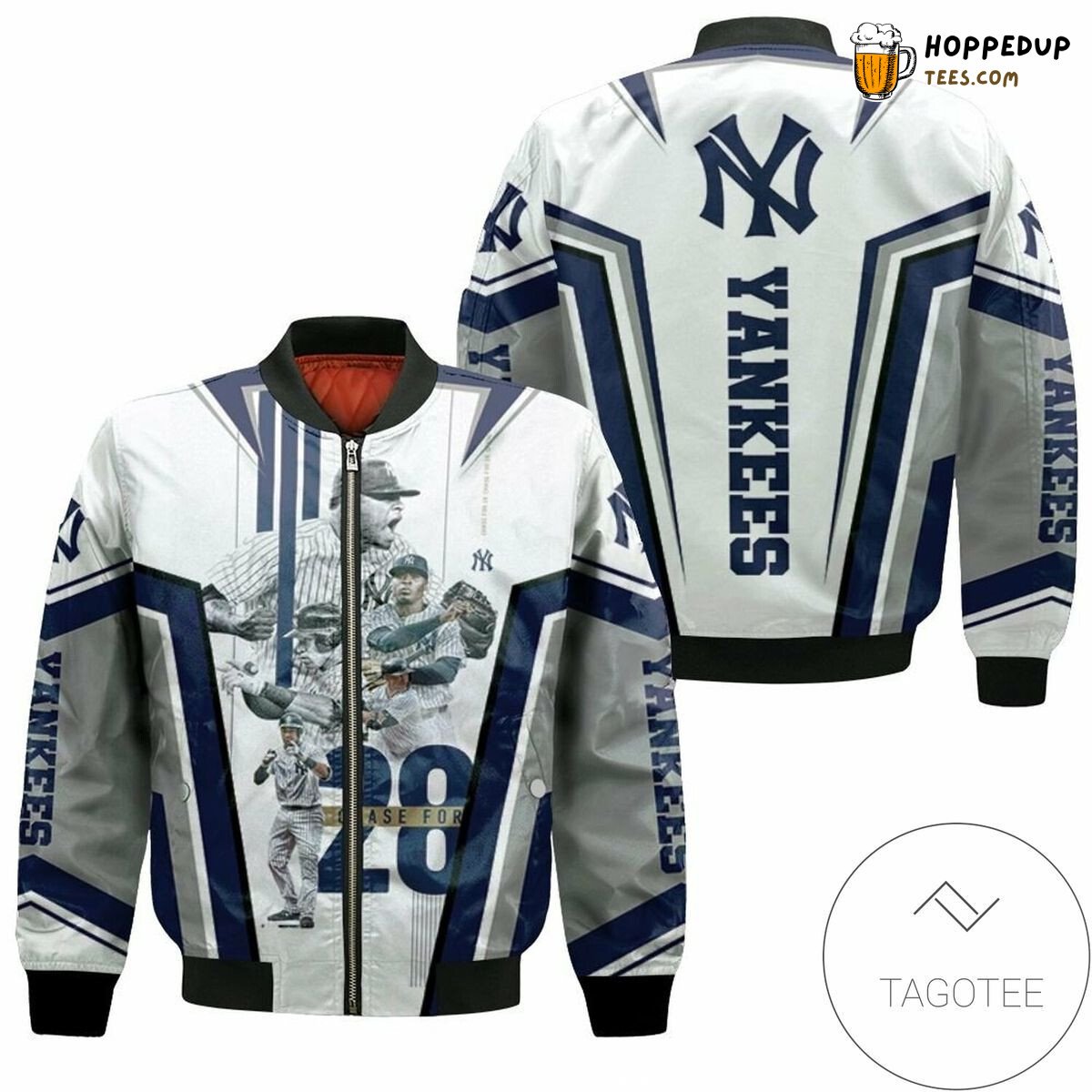 MLB New York Yankees Great Team Chase For 28 Bomber Jacket