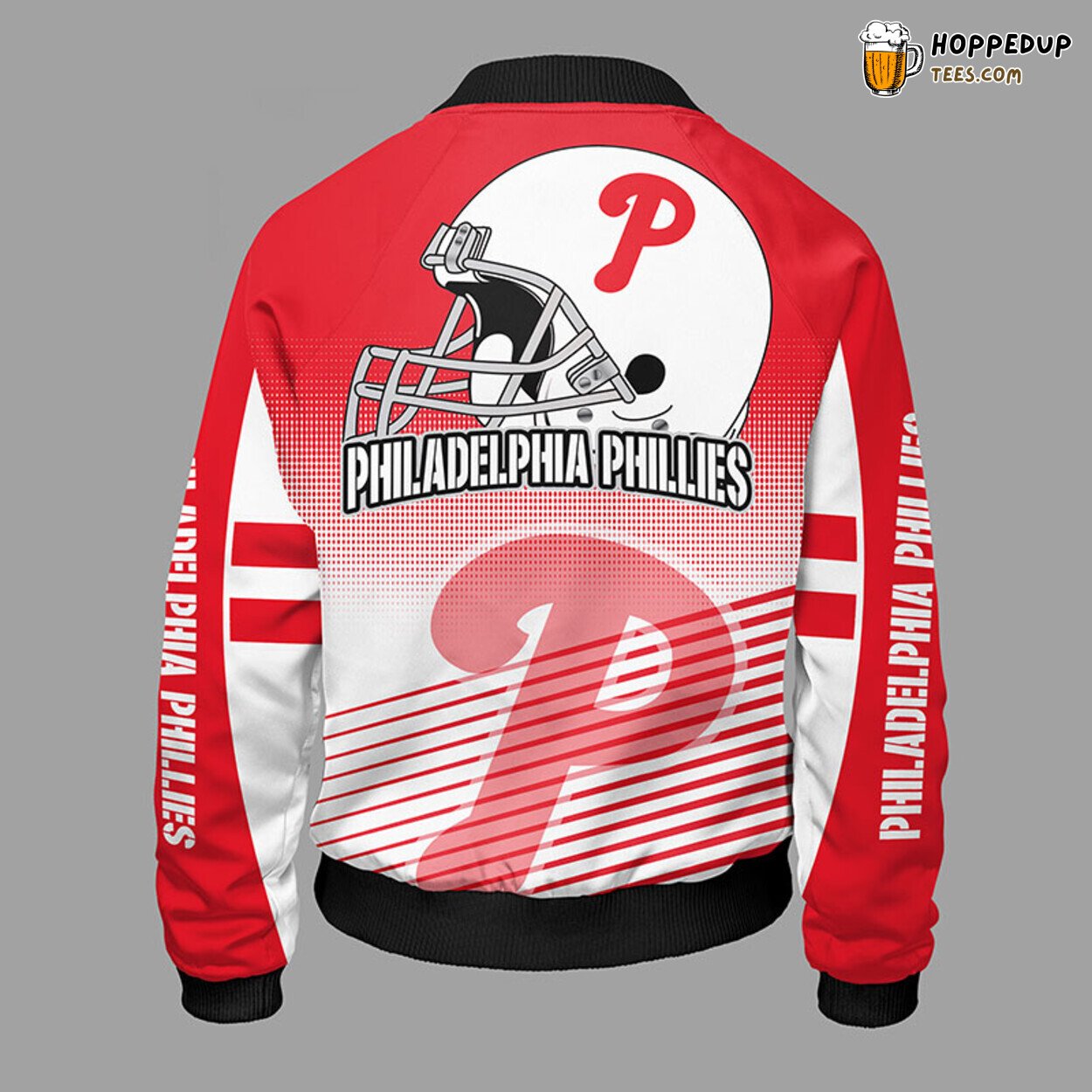 MLB Philadelphia Phillies Classic Red Premium Bomber Jacket Design