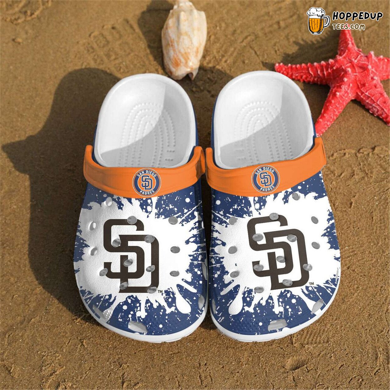 MLB San Diego Padres Themed Clogs Unique Baseball Fan Comfortable Footwear