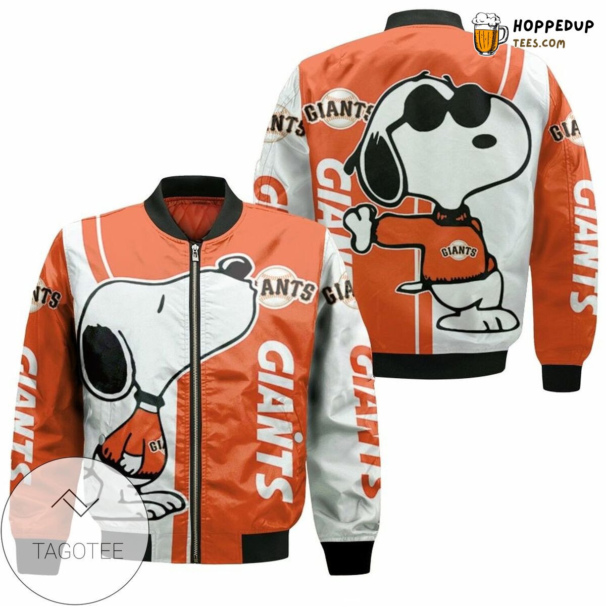 MLB San Francisco Giants Snoopy Lover Bomber Jacket
