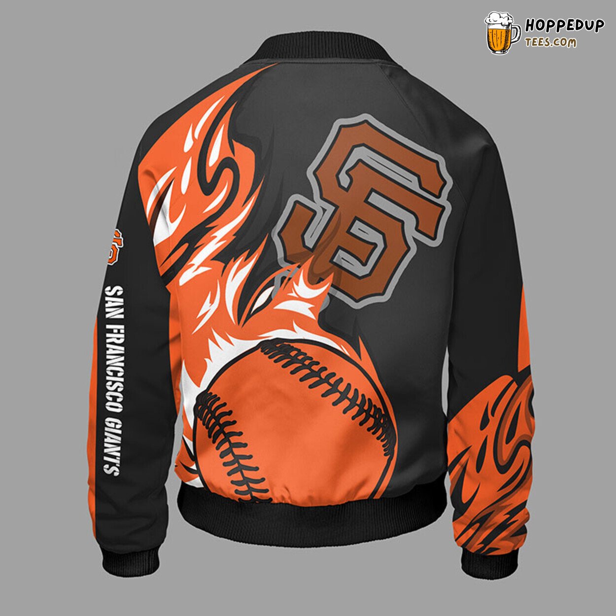 MLB San Francisco Giants Unisex Orange Premium Bomber Jacket Design