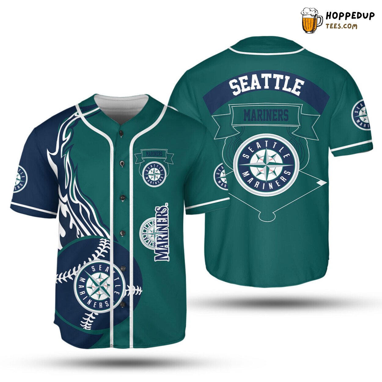 MLB Seattle Mariners Baseball Jersey Unisex Shirt